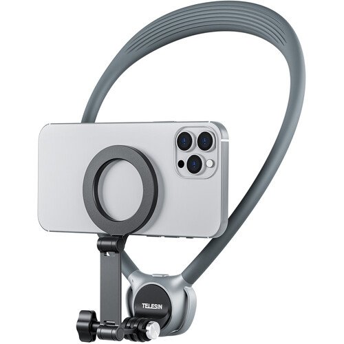 TELESIN Action Camera & Mobile Neck Holder SE 2.0 (Gray) P2-HNB-02-GY