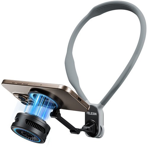 TELESIN Magnetic Cooler for Smartphones and Tablets (Cooling with Wireless Charging) P9-MPR-01-P